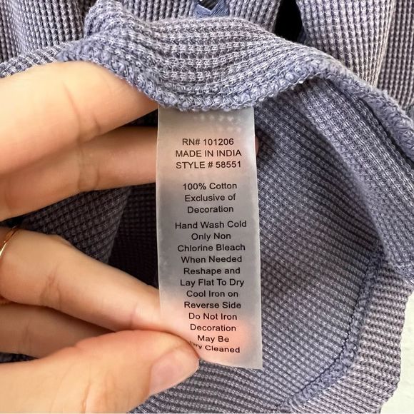 Soft Surroundings Long Sleeve Waffle Top Size 3X - Picture 6 of 6